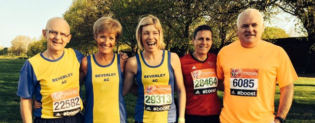 Beverley AC Takes On The 2014 London Marathon