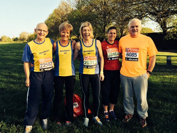 Beverley AC Takes On The 2014 London Marathon