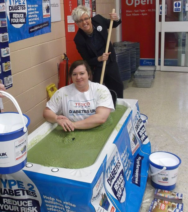 Tesco Beverley’s Forfeit Fridays Raise £710 For Diabetes UK