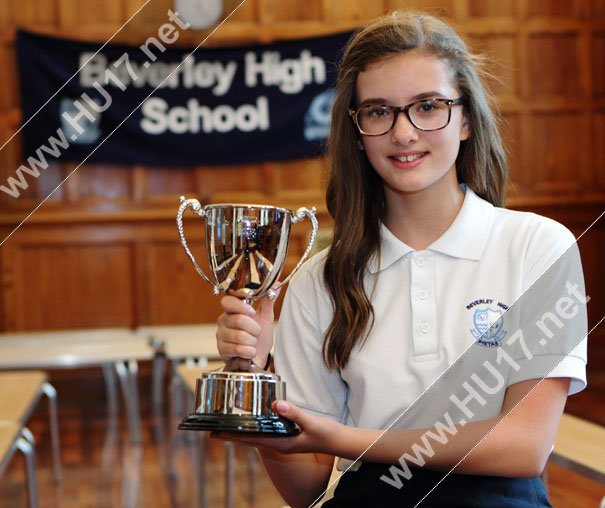 Beverley High School Pupil Hannah Wookey Wins National Award