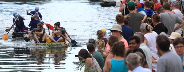 Annual N.U.R.S.E. Raft Race On The Beverley Beck