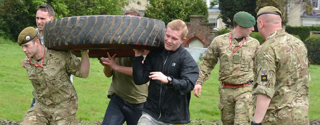 Oldest Regiment Visits Prospective Soldiers