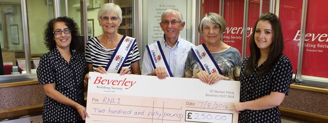 RNLI Voted Beverley Building Society’s Charity of the Month