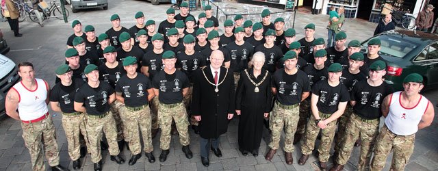 Royal Marines 350 : 1664 Challenge Comes To Beverley