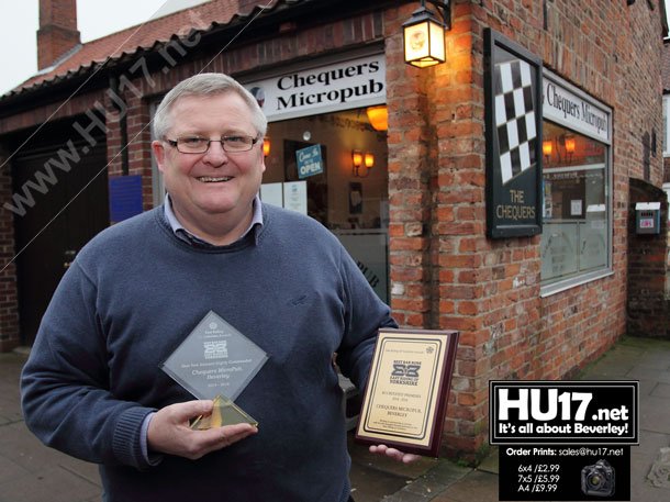 Chequers Owner Ian Allott Says He Was Surprised To Best Bar None An Award