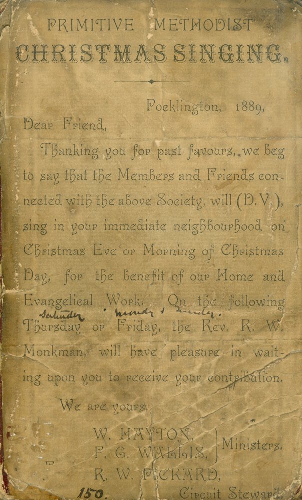 Document Of The Month: Echoes Of Christmas Past 