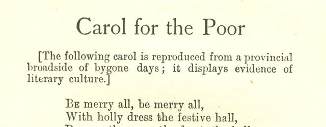 Document Of The Month: Echoes Of Christmas Past