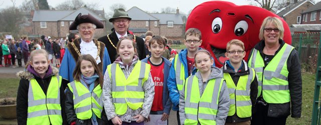 St Mary's CE Primary School Annual Healthy Heart Walk