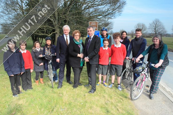 Under-Secretary Of State Visits Beverley Westwood To Meet Local Residents And Hear More About The Plans For A Cycleway 