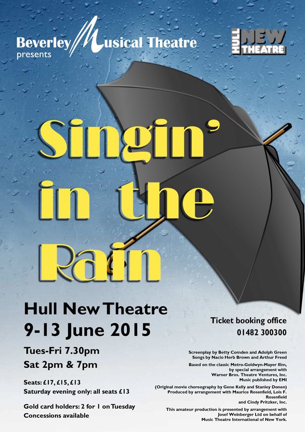 Beverley Musial Theatre Presents Singin' in the Rain 