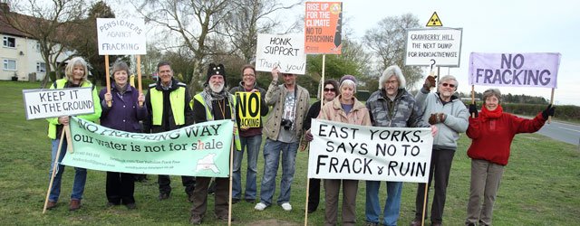 Anti-Fracking Protesters Continue To Make Their Voices Heard