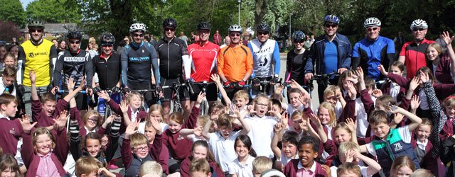 Pupils Set Benefit After 12 Riders Complete Minster Monster Bike Ride