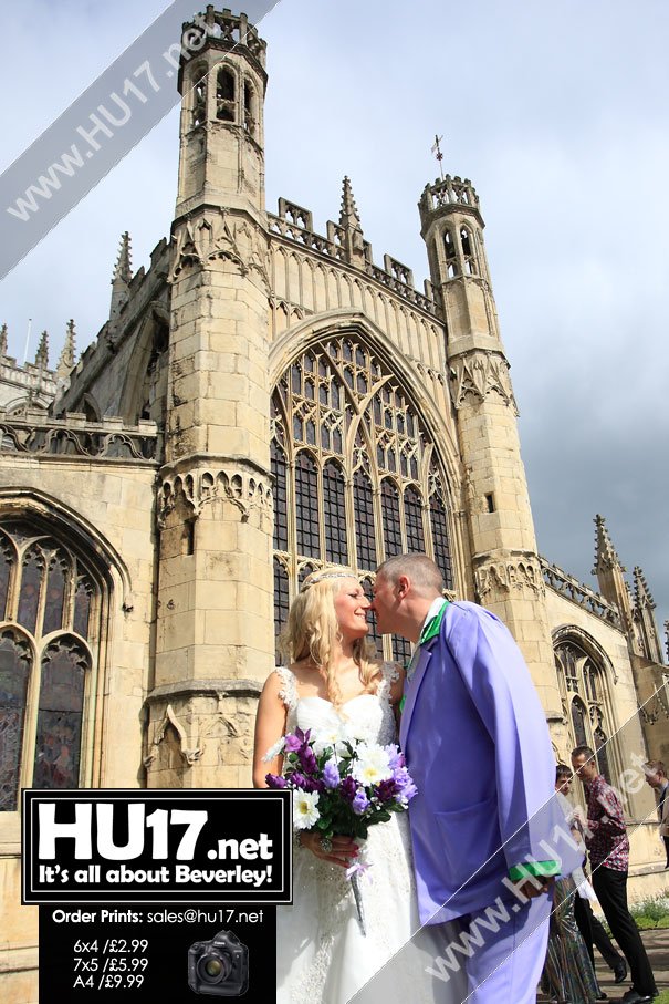 Julie & Tony Foots Get Married 70s Style @ St Mary's Church