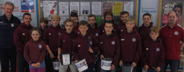 AFC Tickton Raise Hundreds Of Pounds Packing Bags At Tesco