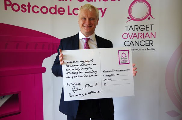 Ovarian Cancer Postcode Lottery : MP Backs New Scheme