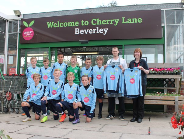 Beverley Town Agree Sponsorship Deal With Cherry Lane Garden Centre