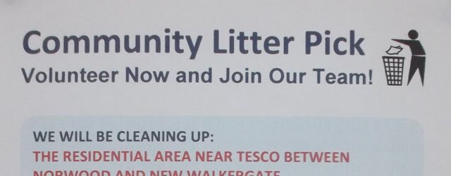 Tesco Beverley Co-Ordinates Community Litter Pick