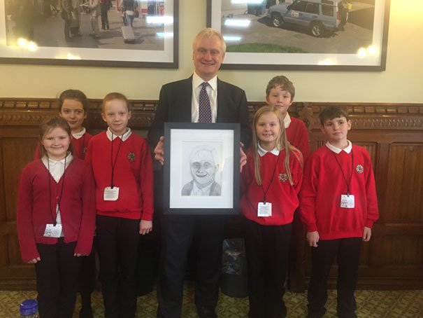 Pupils From Swinemoor Primary School Visit Houses Of Parliament