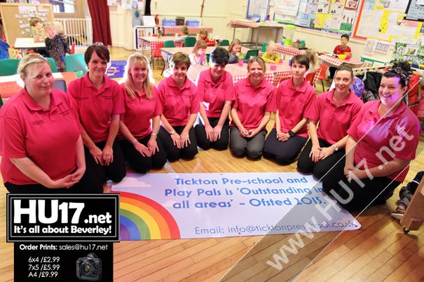 Tickton Pre-School Celebrate Ofsted Success