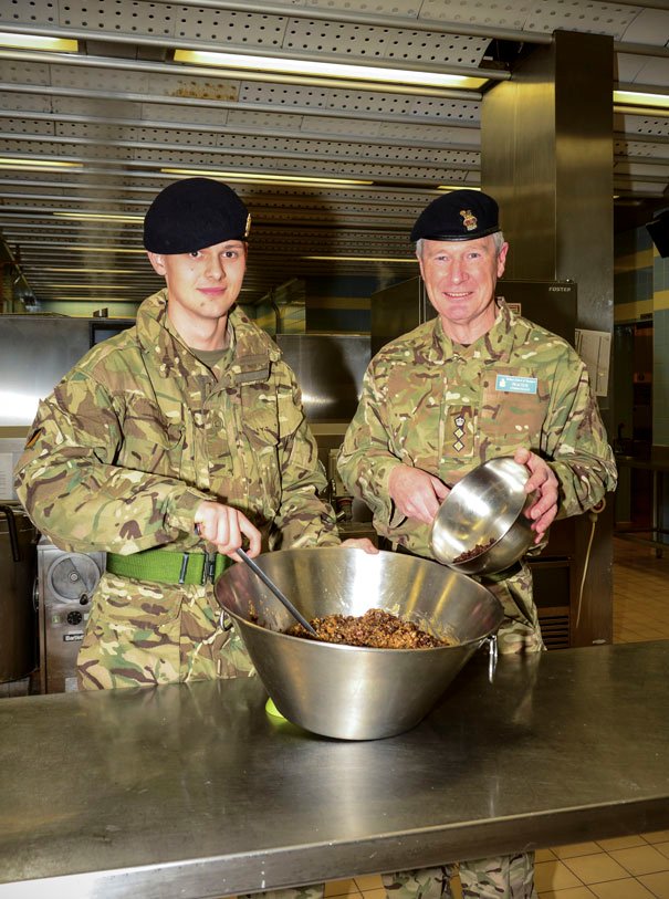 Defence School Of Transport Stirs Up A Christmas Pudding Treat