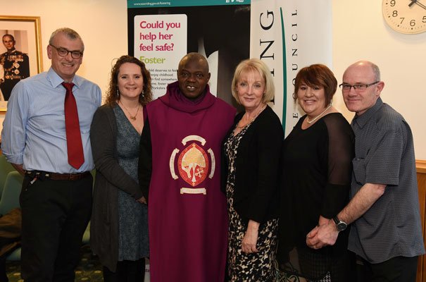 Archbishop Visits Foster Care Team