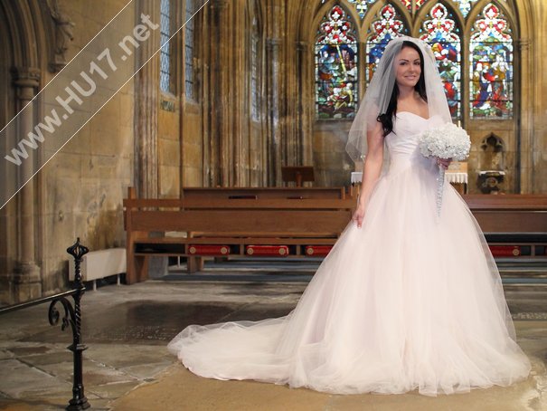 New Wedding Gown Pale Pink size 12 £395.00