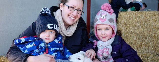 Thousands Of Families Flock To Bishop Burton College For Lambing Sunday