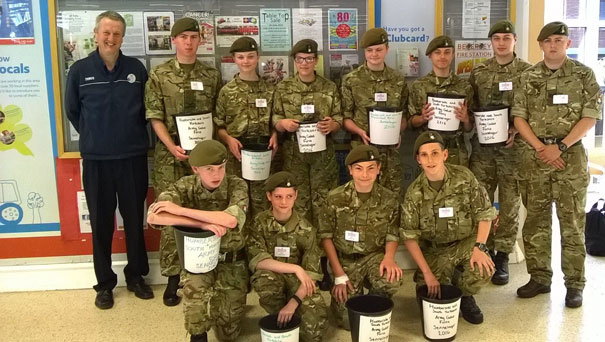 Army Cadets Raise Over £700 Packing Bags At Local Tesco Store