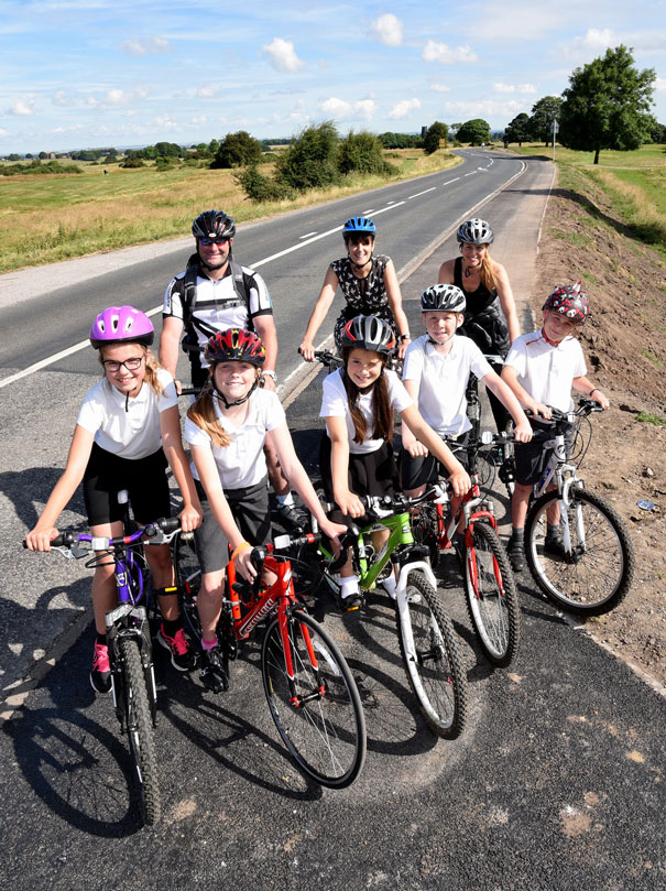 New Cycleway And Footway Completed Across Beverley Westwood