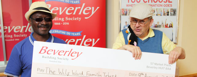 Wilf Ward Family Trust voted Beverley Building Society’s Charity of the Month