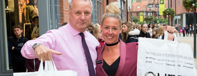 Excited Shoppers Queue To Experience New Outfit Store At Flemingate