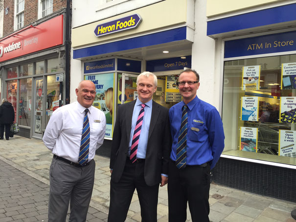 MP Visits Heron Foods, Supporting Local Businesses In Beverley