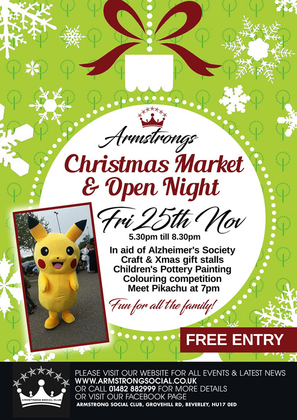 Armstrongs Annual Charity Christmas Market Promises To Be Fun Filled Event