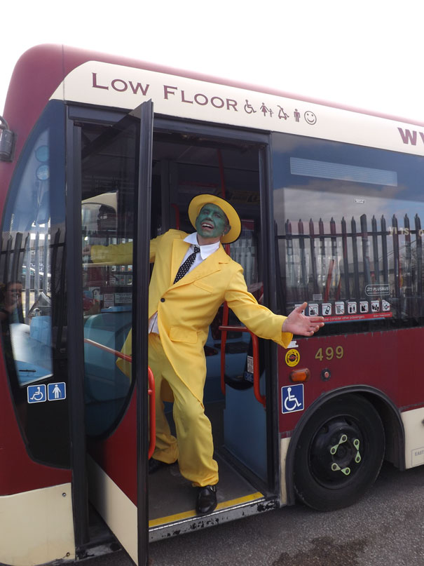 Bus Drivers Swap Uniforms For Fancy Dress To Support Children In Need