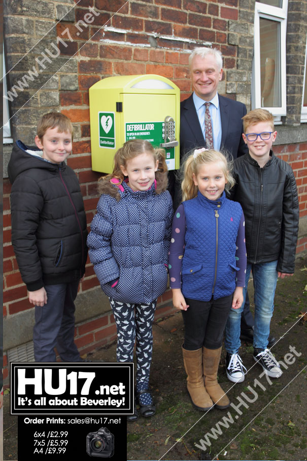 Latest Defibrillators Installed Locally Celebrated By MP