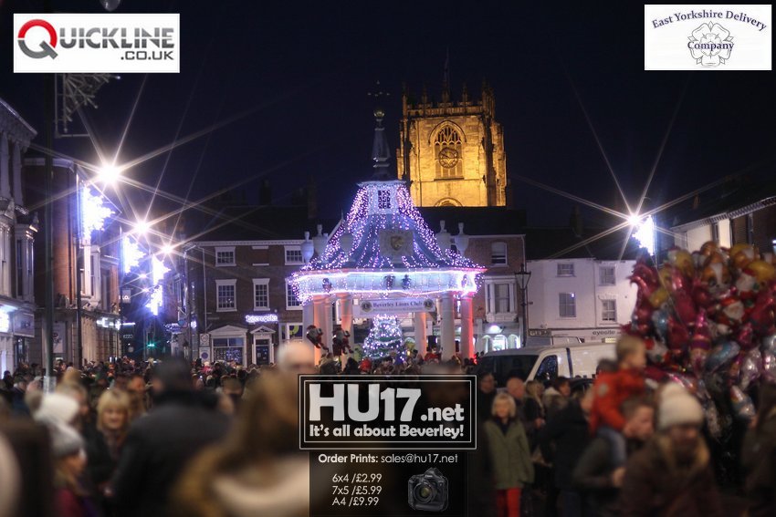 Thousands Turn Out For Beverley's Christmas Light Switch On