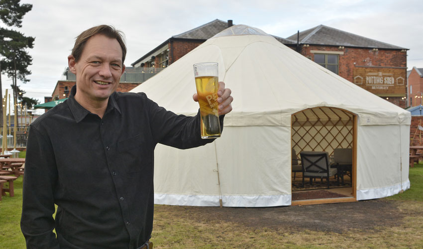 Potting Shed Beverley Install Yurt So Festive Drinkers Can Enjoy The Garden