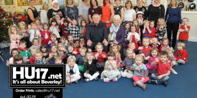 Manor Road Nursery Celebrate After Winning Christmas Tree Competition