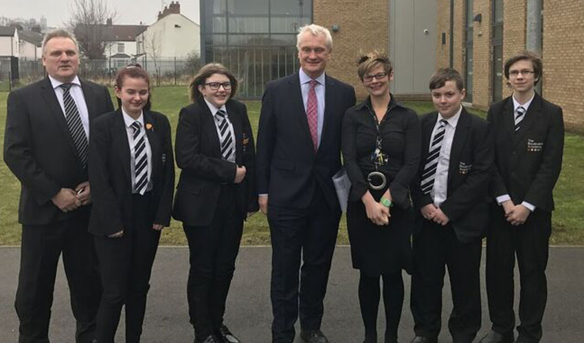 MP Praises Boulevard Academy For Setting The Standard On Careers