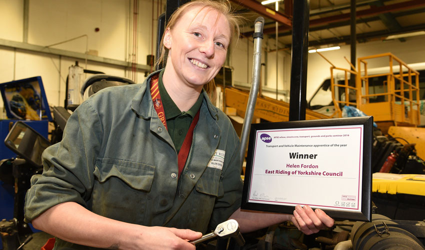 Trainee Mechanic Helen Named Best Apprentice In The Country