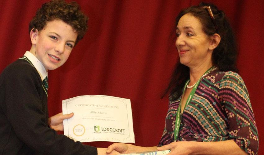 Celebrating Achievement : Alfie Adams Acknowledged by Longcroft School