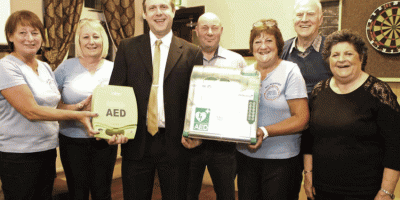 Defibrillator Donated To Cherry Burton Sports Field By Medical Equipment Charity