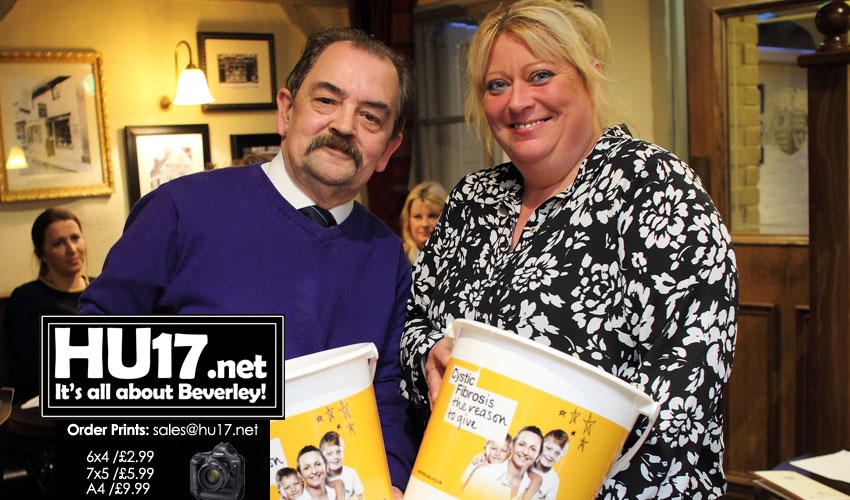 OUT & ABOUT : Cystic Fibrosis Trust Fund Raising Quiz