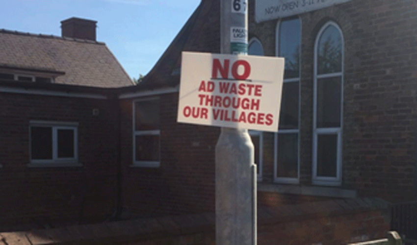 Residents Say No To AD Waste Being Transported Through Their Villages