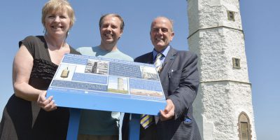 New Interpretation Board Tells The Story Of The Chalk Tower At Flamborough