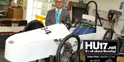 Beverley High School Green Power Challenge Car Almost Complete