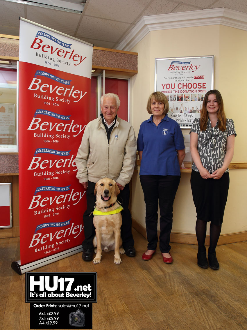 Guide Dogs Win Beverley Building  Society Charity of the Month