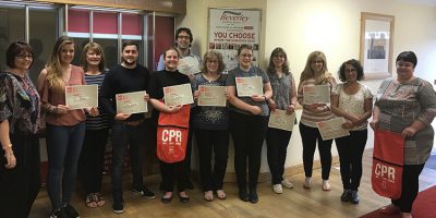 British Heart Foundation Teach Life-Saving Skills To Society Team