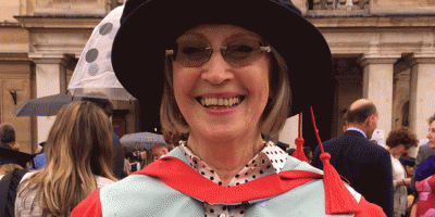 Author Val Wood Receives University’s 'Doctor' Accolade