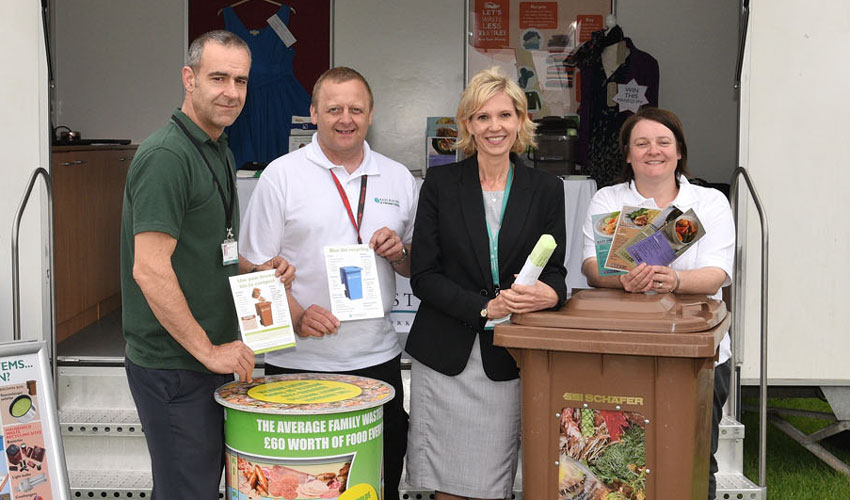 Recycling Officers Out And About During National Recycle Week